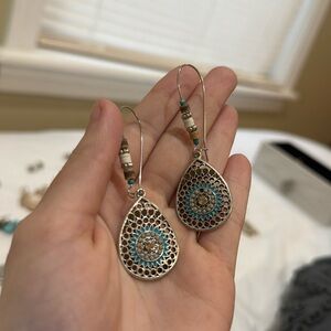 western earrings